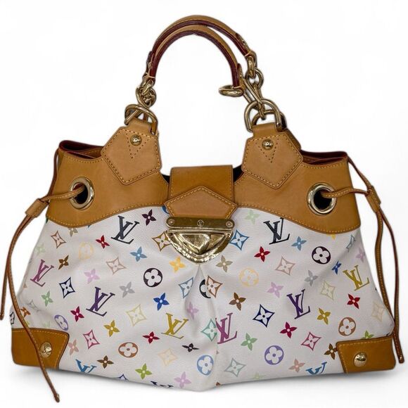LOUIS VUITTON Murakami White Multicolor Ursula Bag - Picture 1 of 15